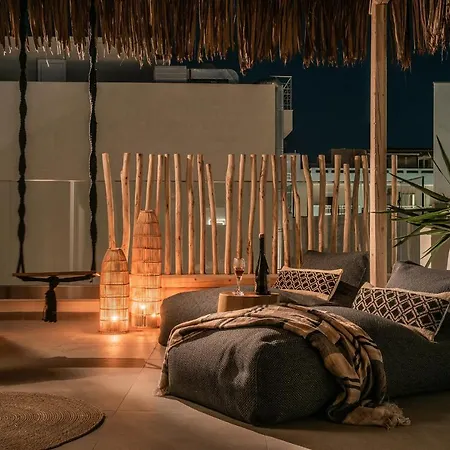 Khroma Luxury 2 Front With Private Mini Pool Jacuzzi Daire Hersonissos (Crete)